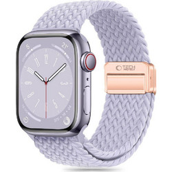 Tech-Protect Nylon Mag Λουράκι Υφασμάτινο Purple (Apple Watch 38 / 40 / 41mm)