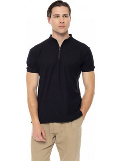 Splendid Ανδρική Μπλούζα Polo Κοντομάνικη Μαύρη 51-206-038