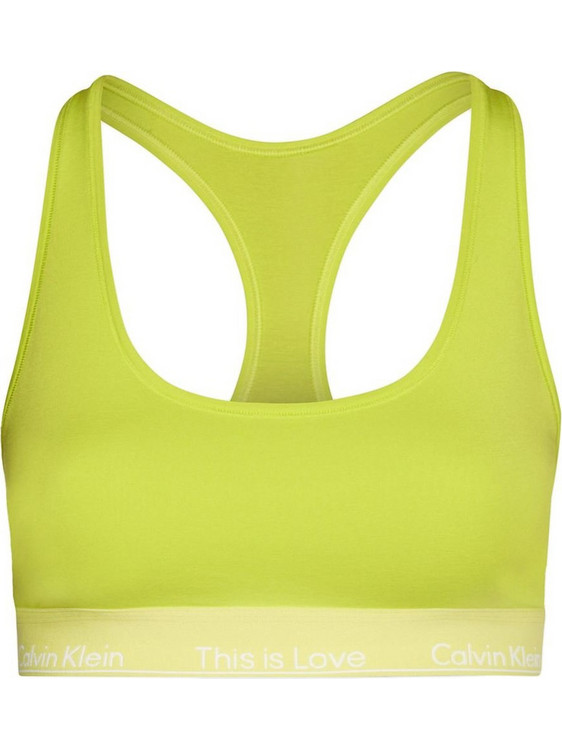 Calvin Klein Pride This Is Love Μπουστάκι χωρίς Μπανέλα Lime QF7281E-LRE