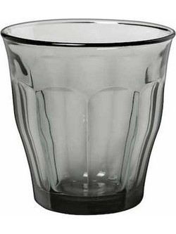 Duralex Ποτήρι Νερού Γυάλινo Picardie Grey Γκρι 310ml