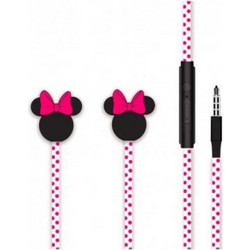 Disney Minnie Mouse Handsfree In-Ear 3.5mm Black Pink