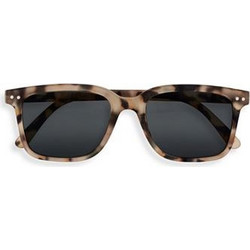 Izipizi L Γυαλιά Ηλίου Τετράγωνα Κοκάλινα Γκρι Ταρταρούγα με Μαύρο Φακό