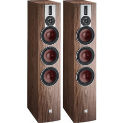 Dali Rubicon 8 Ζεύγος Ηχείων Hi-Fi Δαπέδου 250W 3.5 Δρόμων Walnut Veneer