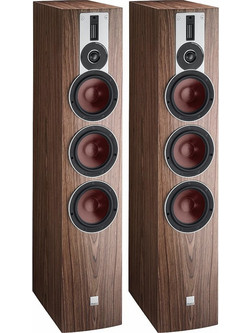 Dali Rubicon 8 Ζεύγος Ηχείων Hi-Fi Δαπέδου 250W 3.5 Δρόμων Walnut Veneer