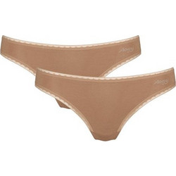 Sloggi Go Βαμβακερά Γυναικεία Brazil Μπεζ 2Pack 10207401-00CM