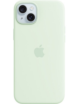 Apple Silicone MagSafe Back Cover Soft Mint (iPhone 15 Plus)
