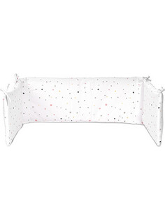 Lorelli Happy Friends Πάντα Κούνιας Λευκό Πράσινο Mint 27x145cm