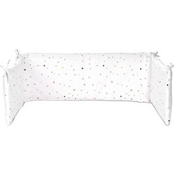 Lorelli Happy Friends Πάντα Κούνιας Λευκό Πράσινο Mint 27x145cm