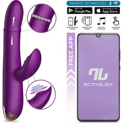 IntoYou Sendel Vibe Δονητής Rabbit για Ζευγάρια με App Control 22cm Μωβ