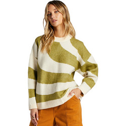 Billabong Wave Rider Γυναικείο Πουλόβερ Lime Λευκό ABJSW00249-GMA0