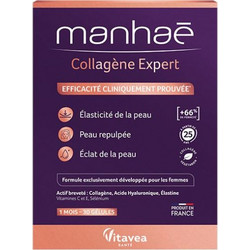 Vitavea Manhae Collagen Expert με Υαλουρονικό Οξύ & Βιταμίνη C 30 Κάψουλες