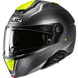 HJC i91 Arven Black Yellow Κράνος Μηχανής Flip-Up 1700gr