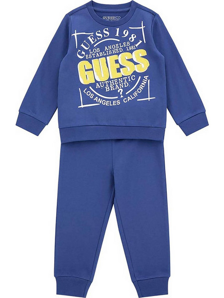Guess Παιδικό Σετ Φόρμας Royal Blue N4YG14KA6R0-G7HV