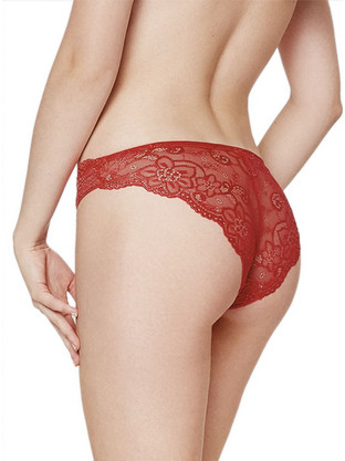 Infiore Γυναικείο Sexy Brazil με Δαντέλα Κόκκινο 02888