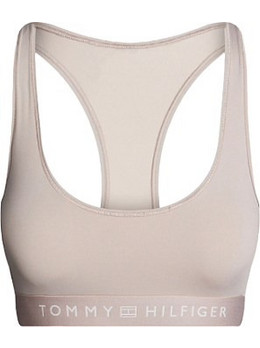 Tommy Hilfiger Μπουστάκι χωρίς Μπανέλα Εκρού UW0UW05498-AE9