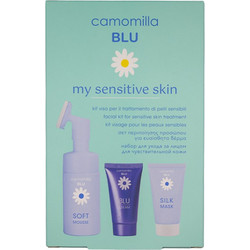 Camomilla Blu My Sensitive Skin Soft Mousse 100ml + Silk Mask 30ml + Blu Cream 30ml