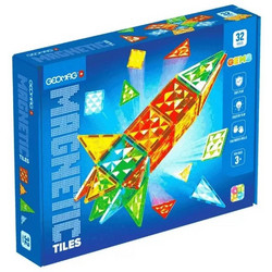 Geomag Magnetic Tiles Gems Rocket 32τμχ