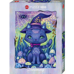 Puzzle Heye Puzzle Dreaming Witch Cat 1000 Κομμάτια