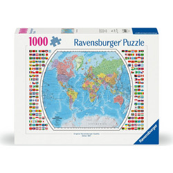 Puzzle Ravensburger Political World Map 1000 Κομμάτια