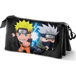 Karactermania Naruto Shippuden Kid Κασετίνα με 3 Θήκες Μαύρη 06344