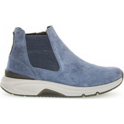 Gabor Γυναικεία Μποτάκια Chelsea Suede Γαλάζια 96881-26