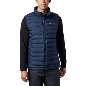Columbia Powder Lite II Vest Αμάνικο Αθλητικό Ανδρικό Μπουφάν Puffer Navy Μπλε 2086974-464 Columbia Powder Lite II Vest Αμάνικο Αθλητικό Ανδρικό Μπουφάν Puffer Navy Μπλε 2086974-464