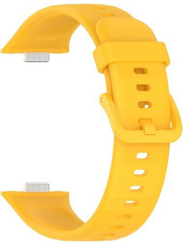 Buckle Λουράκι Σιλικόνης Yellow (Huawei Watch Fit 3)