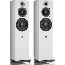 ATC SCM40 Ζεύγος Ηχείων Hi-Fi Δαπέδου 300W 2 Δρόμων Satin White