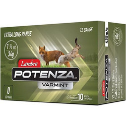 Lambro Potenza Varmint Φυσίγγια Δράμια 12Cal 70mm 92βολα 34gr 10τμχ
