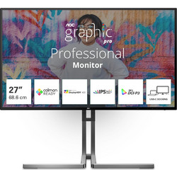 AOC U27U3CV IPS HDR Monitor 27" 3840x2160 4K UHD 60Hz 4ms