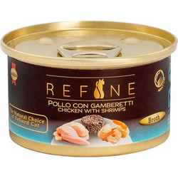 Refine Adult Sterilised with Chicken & Shrimps in Jelly 85gr