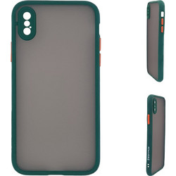 Sonique Color Button Bumper Dark Green (iPhone XS Max)