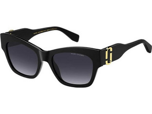 Marc Jacobs MARC762S 8079O Γυναικεία Γυαλιά Ηλίου Πεταλούδα Κοκάλινα Μαύρα με Μαύρο Φακό