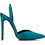 Envie Shoes Γόβες Slingback με Τακούνι Στιλέτο Πετρόλ E02-14117