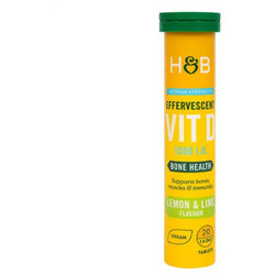 Holland & Barrett Vit D 1000iu Lemon & Lime 20 Αναβράζοντα Δισκία