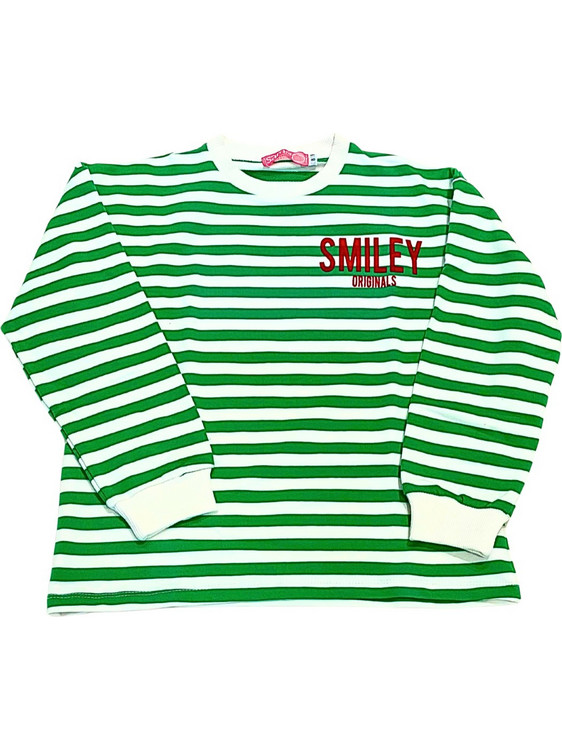 Sam0-13 Παιδικό T-Shirt Μακρυμάνικο Λευκό Πράσινο 123.603