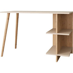 Pakoworld Volet Γραφείο Ξύλινο με Βιβλιοθήκη 114x56x76cm 197-000275