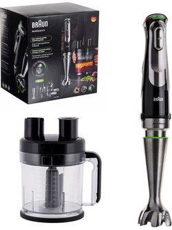 Braun MultiQuick MQ9195XLI Ραβδομπλέντερ με Ανοξείδωτη Ράβδο 1200W
