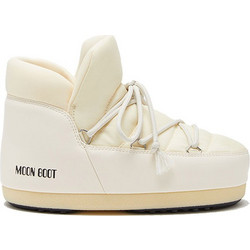 Moon Boot Γυναικεία Μποτάκια Χιονιού Εκρού Αδιάβροχα με Γούνα 80D1470020
