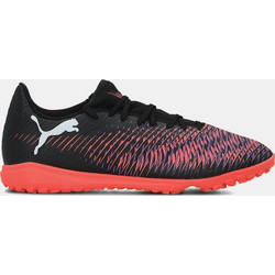 Puma Future 8 Play TF 108378-01 Ποδοσφαιρικά Παπούτσια με Σχάρα Μαύρα Πορτοκαλί