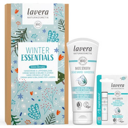Lavera Winter Basis Sensitiv Hand Cream 75ml + Lip Balm 4.5gr