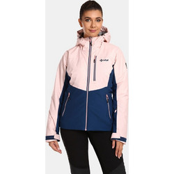 Kilpi Γυναικείο Μπουφάν Χειμωνιάτικο Softshell Μακρύ Αδιάβροχο Navy Μπλε Ροζ UL0113KI-LPN
