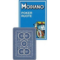 Modiano Ruote 99 Τράπουλα Πλαστικοποιημένη Μπλε 203.04106