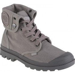 Palladium Γυναικεία Αρβυλάκια Ανθρακί με Χοντρό Χαμηλό Τακούνι 92353-066-M