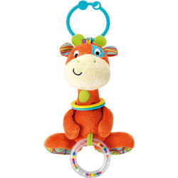 Winfun Patch The Giraffe Hand Υφασμάτινη Κουδουνίστρα για Νεογέννητα