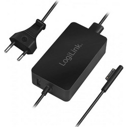 LogiLink Surface Φορτιστής Laptop 44W 15V 2.58A για Microsoft με Ενσωματωμένο Καλώδιο Τροφοδοσίας