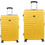 CAT Rockford 84683-42 Σετ Βαλίτσες 2τμχ Μεγάλη & Μεσαία Κίτρινες
