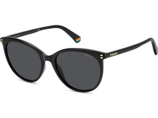Polaroid Eyewear PLD6231S 807M9 Ανδρικά Γυαλιά Ηλίου Στρογγυλά Κοκάλινα Μαύρα με Μαύρο Φακό