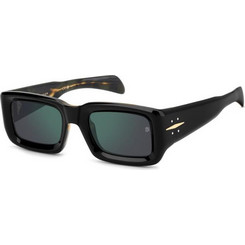 David Beckham DB7131/S WR7/MT Ανδρικά Γυαλιά Ηλίου Τετράγωνα Κοκάλινα Μαύρα με Μαύρο Φακό
