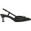 Tamaris Γόβες Slingback Δερμάτινες με Λεπτό Χαμηλό Τακούνι Μαύρες 1-29634-44-001
